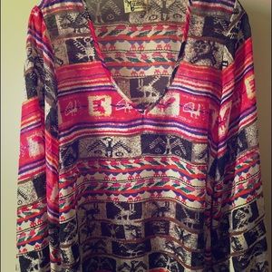Show Me Your Mumu Aztec Printed Top