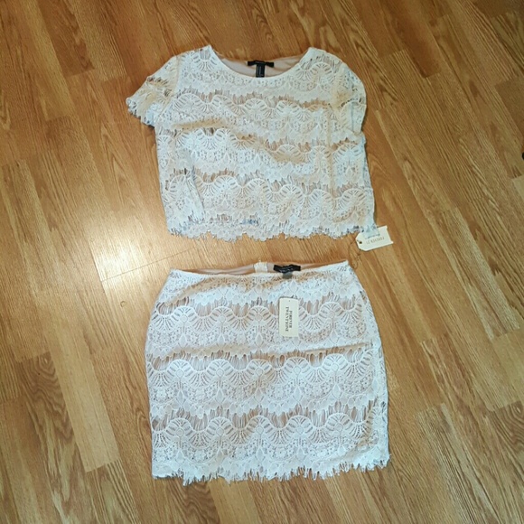 Two piece set. Skirt and top