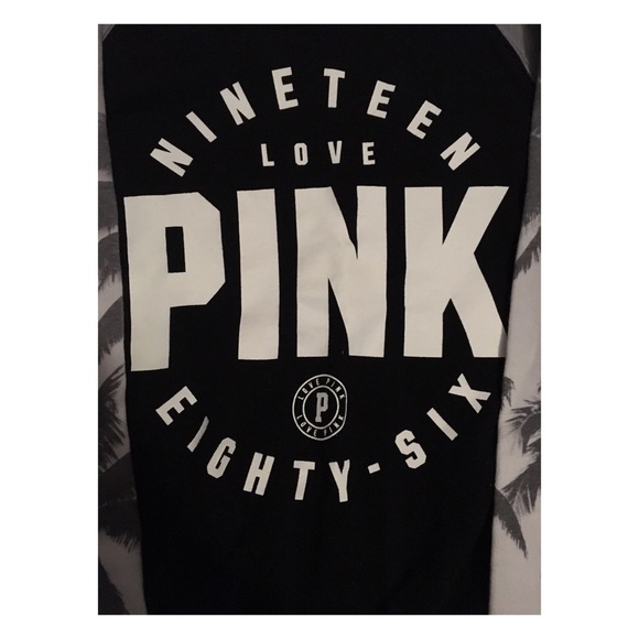 PINK black and grey crew neck! Limited edition! 😍