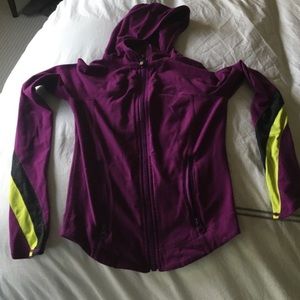 Lululemon Running hooded jacket size 4 purple