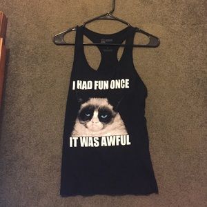 Grumpy cat tank