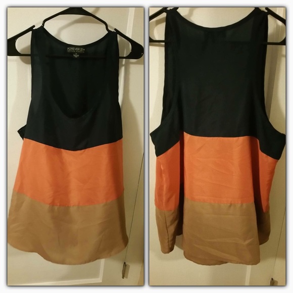 Size 2X: Multicolor Striped Tank Top