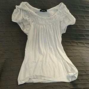 Dressy white top