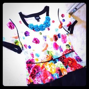 Prabal Gurung for Target Tops - Colorful Peplum Top🌺SALE🌺 Prabal Gurung for Target Tops - Colorful Peplum Top🌺SALE🌺
