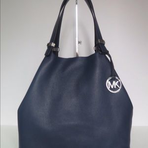 NWT Michael Kors Colgate Rev Leather to Suede Bag