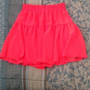 H&M neon pink skirt