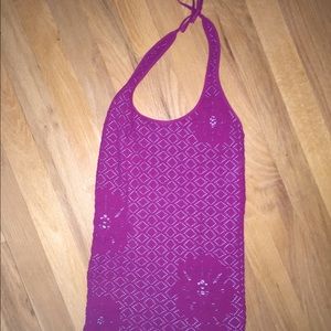 Free people stretchy halter