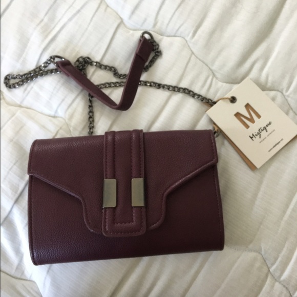 NWT dark purple mini bag