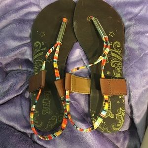3 for $12🛍 Brash Multi Color Sandals