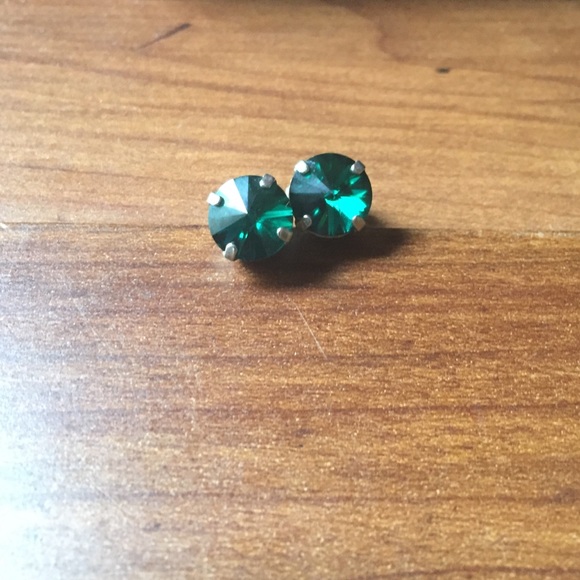 Reduced: Sorrelli Round Crystal Stud Earrings