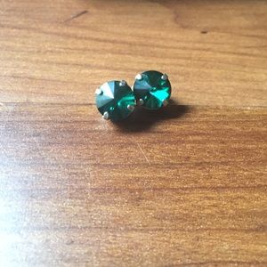 Reduced: Sorrelli Round Crystal Stud Earrings