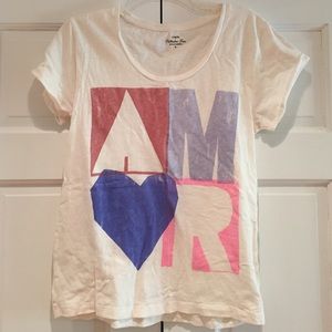 Jcrew AMOR tee