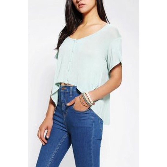Kimchi Blue Swing Cropped Tee