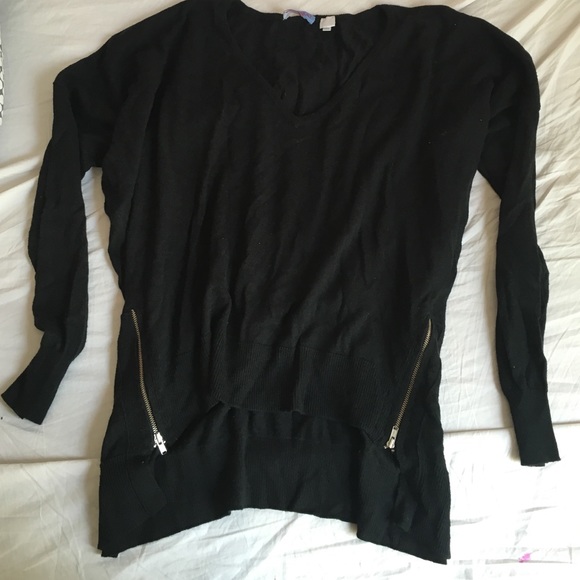 Black long sleeve sweater