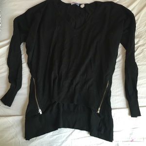 Black long sleeve sweater