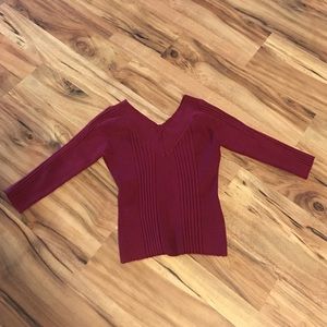 Knit sweater top