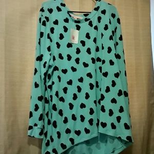 Long sleeve thin v neck sweater