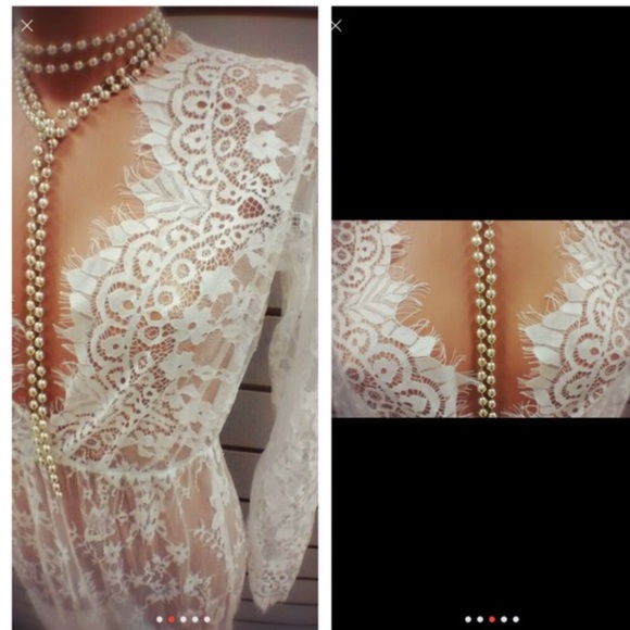 Lace maxi gown - Picture 3 of 4