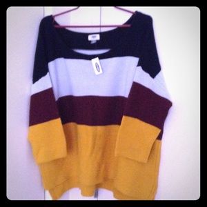 Old Navy Color Block Sweater
