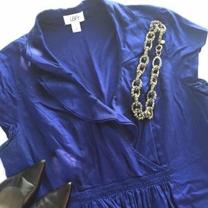 DONATED : LOFT | versatile purple dress, EUC