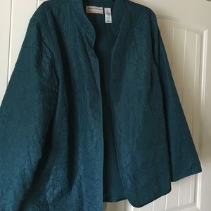 🎉 Open Swing Jacket in Turquoise. LIKE NEW🎉