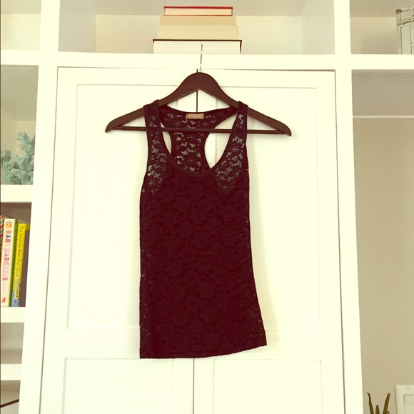 Forever 21 Lace Racerback Tanktop