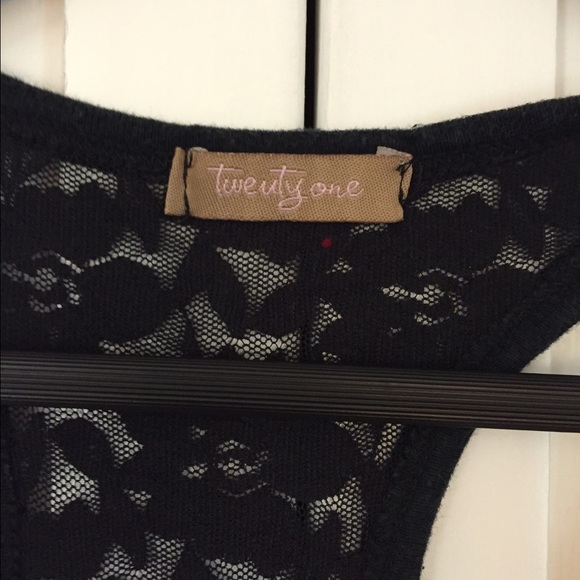 Forever 21 Lace Racerback Tanktop - Picture 2 of 3