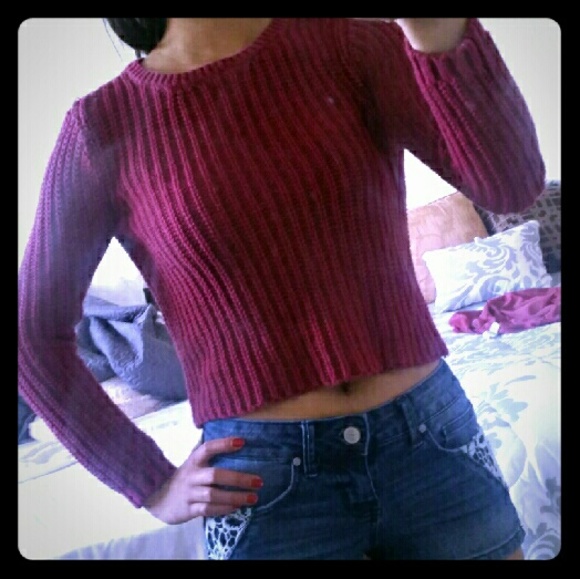Aeropostale Sweater Crop Top XS
