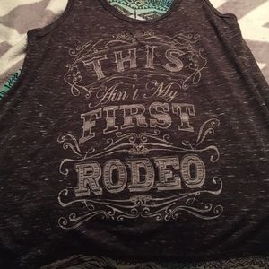 "This ain't my first rodeo." Tank