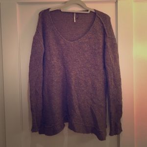 Free People Wool-Blend Sweater, Taupe