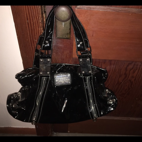 Dolce&Gabbana bag. Black leather.