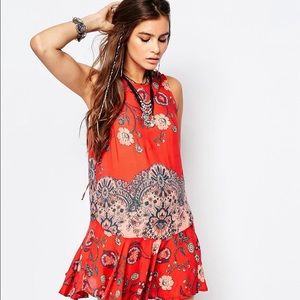 Free people flouncy hem dress