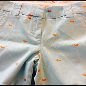 NWT Crew Fish favorite fit broken in chino capris