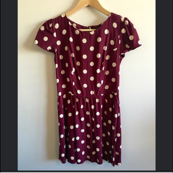 Top shop polka dot dress