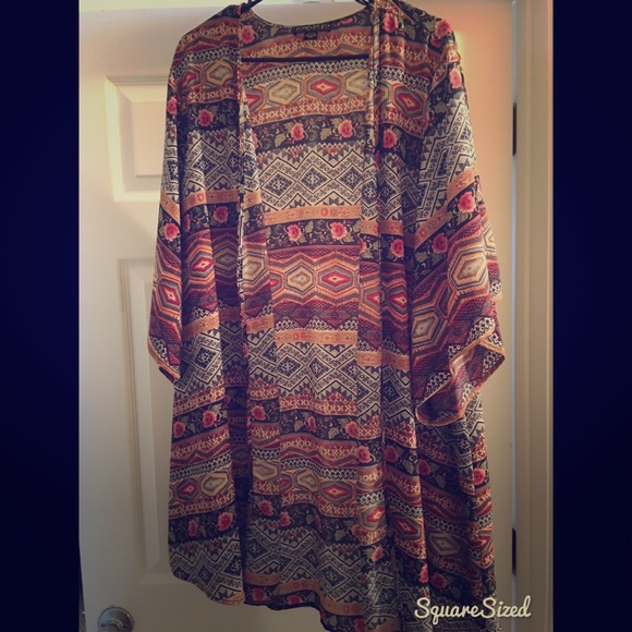 Forever 21+ light, flowing, long cardigan.