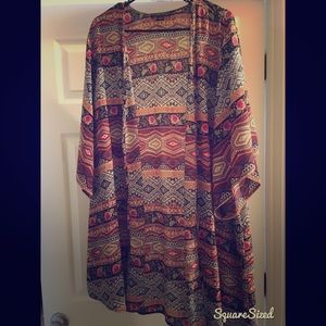 Forever 21+ light, flowing, long cardigan.