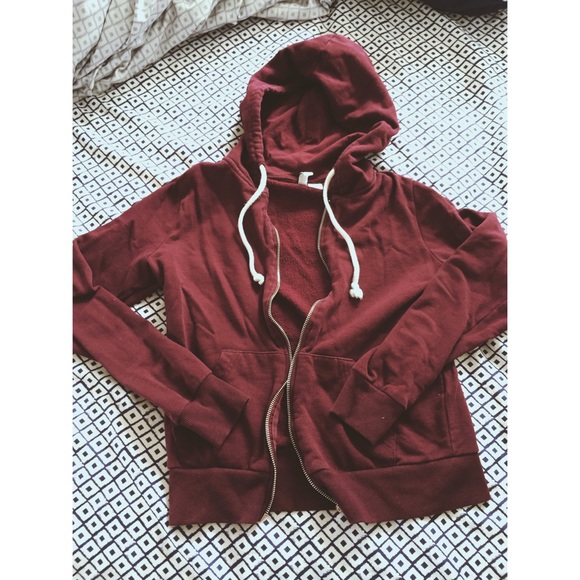 H&M Burgundy Hoodie