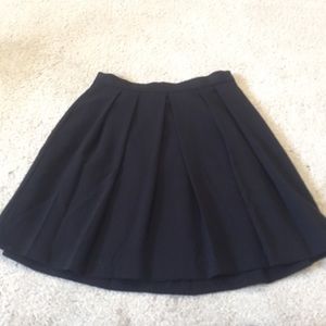 Black knee length skirt