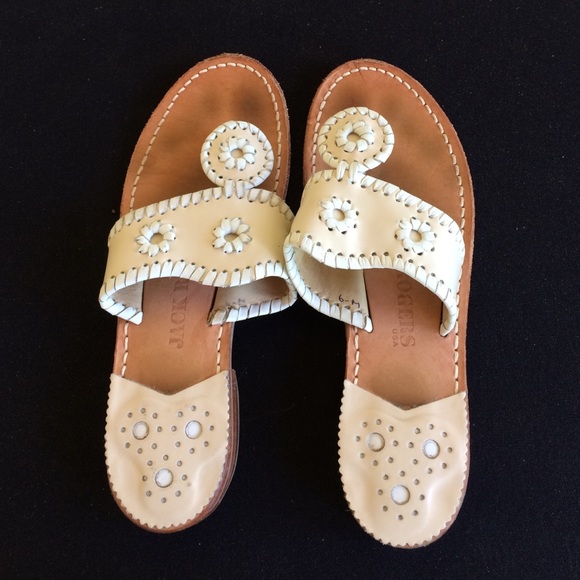 Cream Jack Rogers