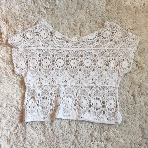 Crochet boho crop top