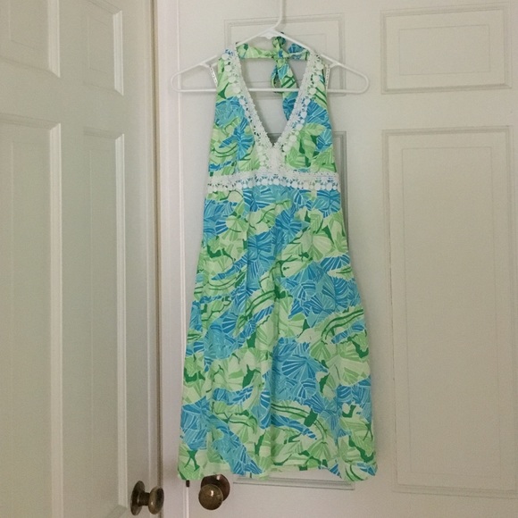 Lilly Pulitzer Cocoa Dress—Turquoise Gator Alley