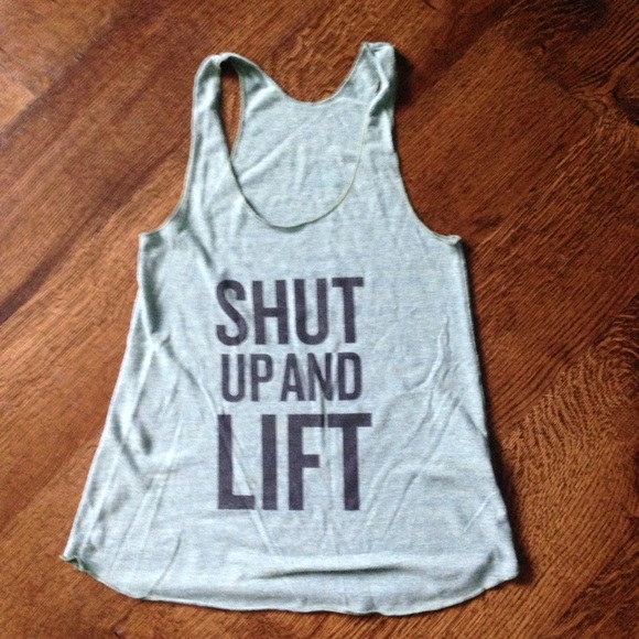 Crossfit "shut up and lift" Tank