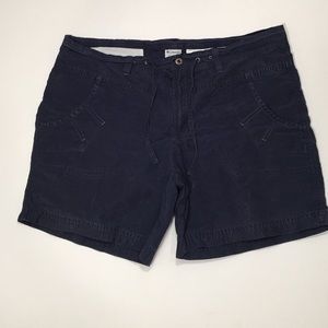 Women's Columbia Navy blue shorts w/ drawstring