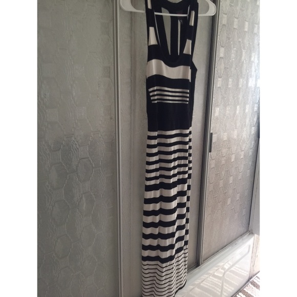 Striped body con dress