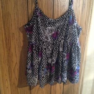 Sheer babydoll top size 0