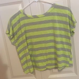 Neon striped crop top - Sparkle & Fade