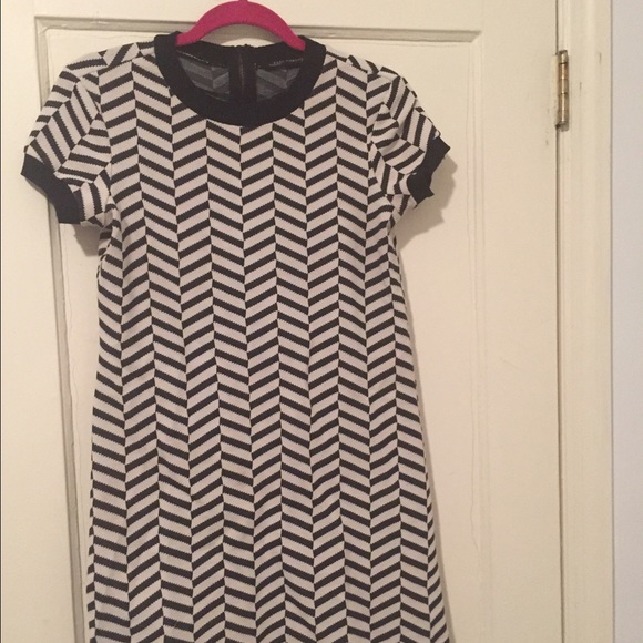 Zara black&white dress