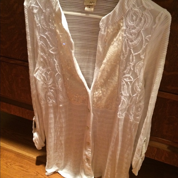 Buckle Daytrip cardigan sequin button-up burnout