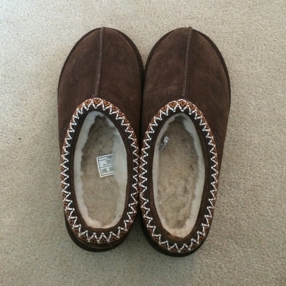 Brown Ugg slippers