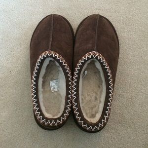 Brown Ugg slippers